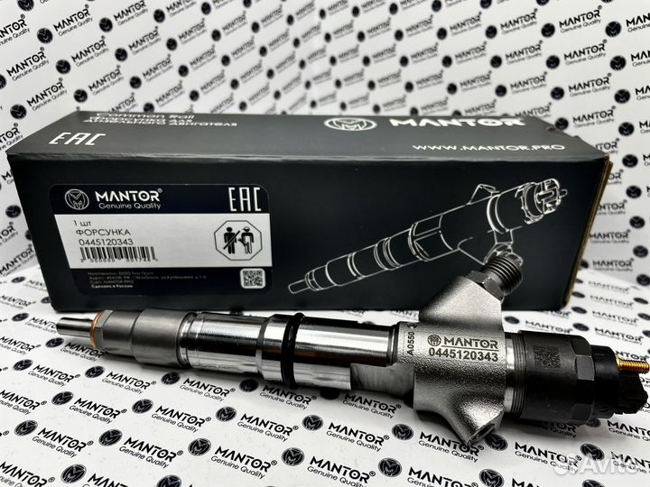 Форсунка топливная mantor Common Rail 0445120343