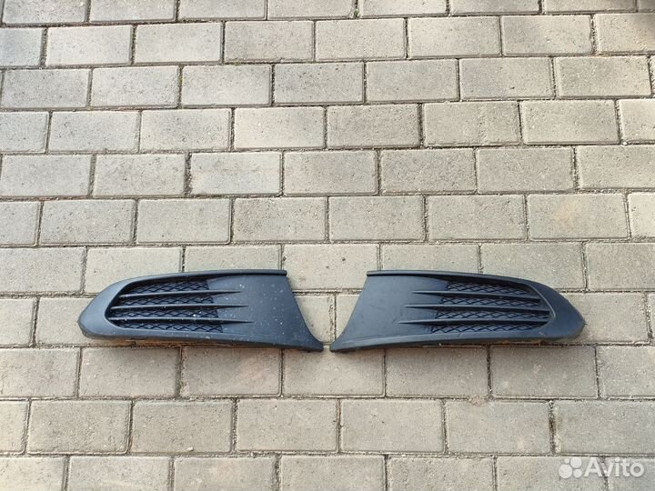 Заглушки противотуманок бампера фольцваген поло
