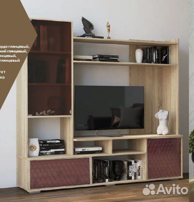 Гостиная Шарм 1,8 мдф 1800х1700х430