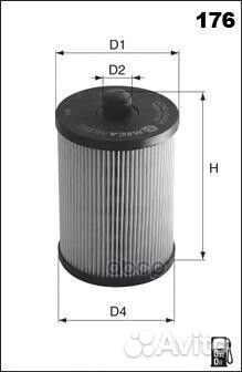 Фильтр масляный вставка dacia dokker Estate (KE