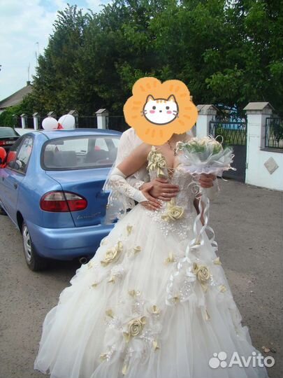 Свадебное платье бу 46-48
