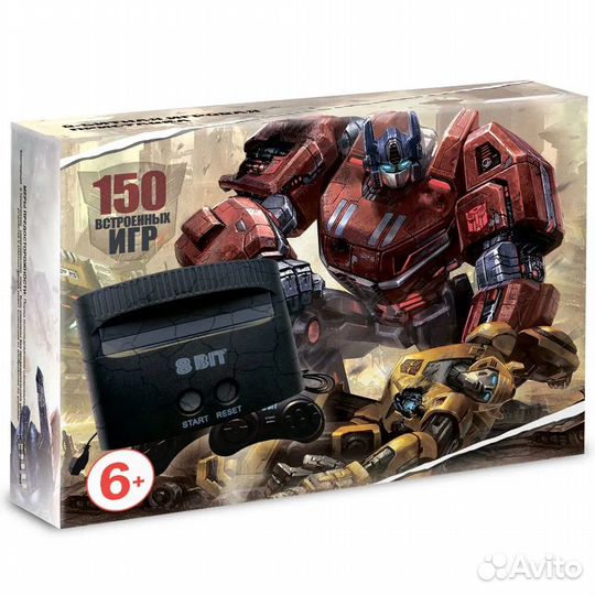 Dendy игровая приставка 8bit Transformer 150 игр