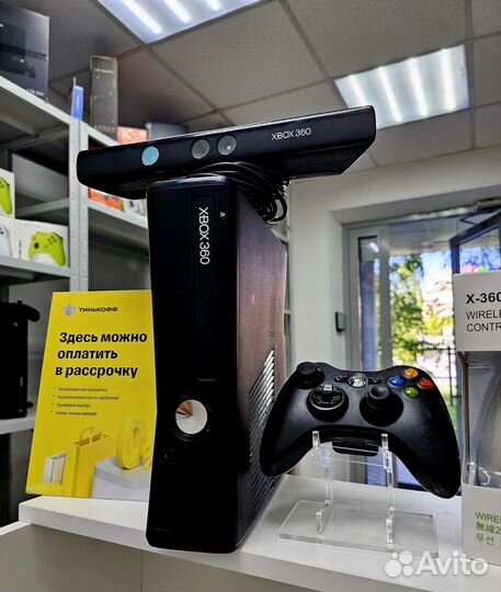 Xbox 360 320 gb 2 джостика+ 46 тор игр+ kinect