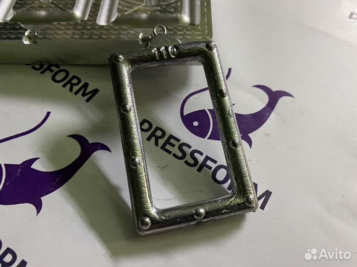 Форма чпу для литья грузил (Рамка - прямоугольник)