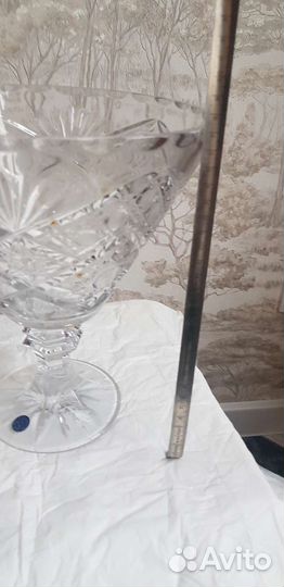 Ваза для фруктов Космос хрусталь фруктовница