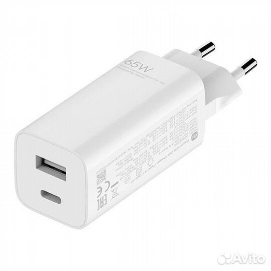 Зарядное устройство Xiaomi 65W GaN Charger EU