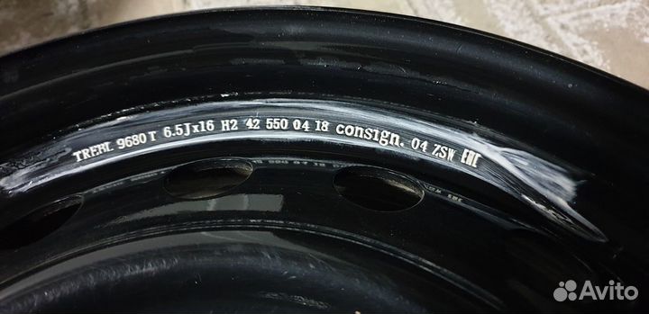 Стальные диски r16