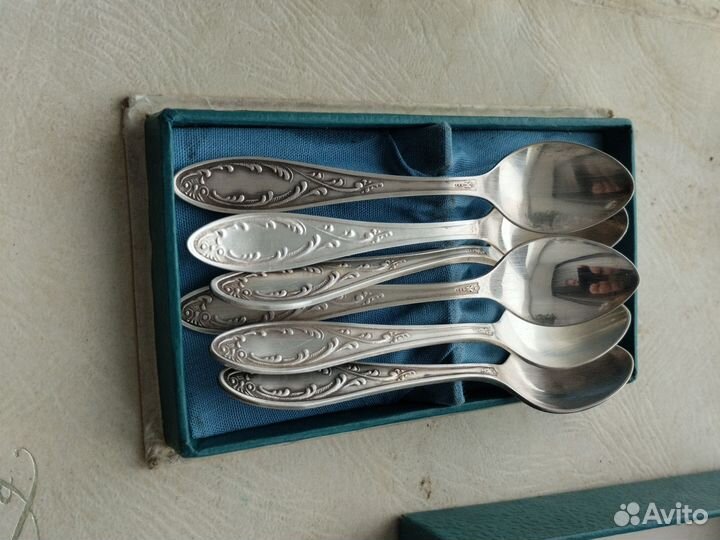Чайные ложки мельхиор СССР
