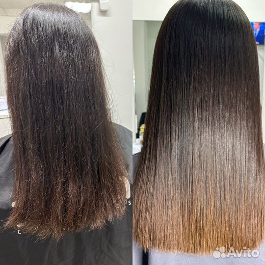 Кератиновое выпрямление, ботокс, стрижки