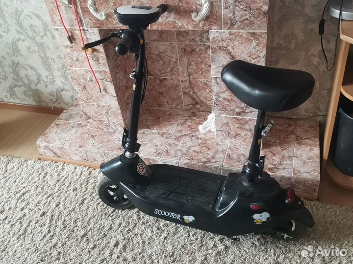 Электрический самокат с сиденьем, новый