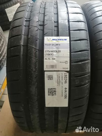 Michelin Pilot Sport PS4 SUV 275/40 R20 и 315/35 R20 106Y