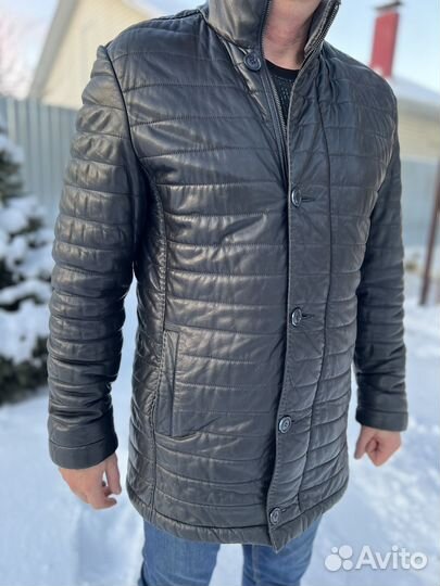 Куртка кожанная на меху