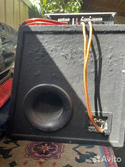 Сабвуфер sony xplod 1000w с усилителем mystery