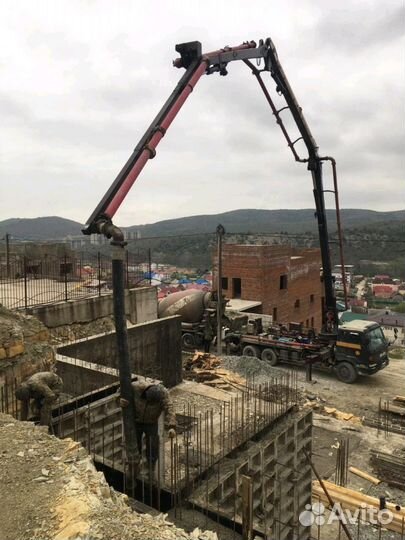 Услуги бетононасоса