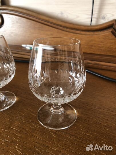 Хрустальные бокалы для коньяка германия винтаж