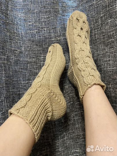 Носки и варежки вязанные,ручная работа, Подарок