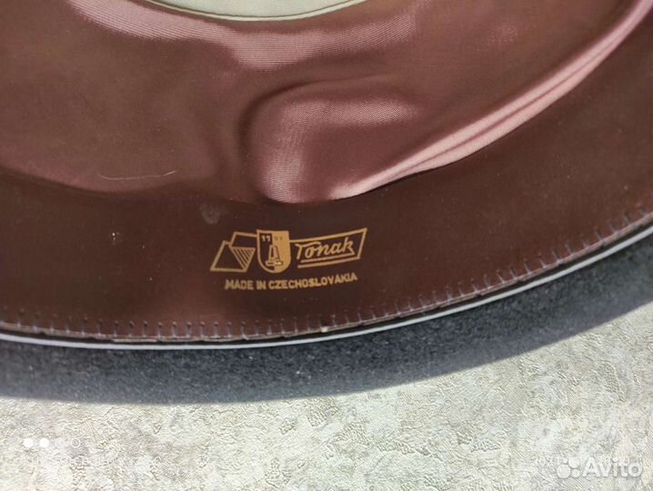 Шляпа мужская фетровая, Чехословакия