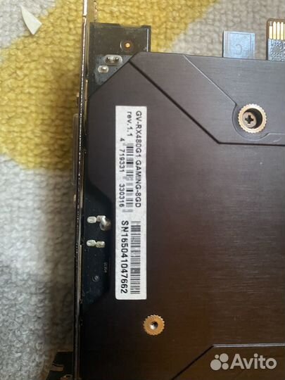 Гигабайт Rx 480 8gb