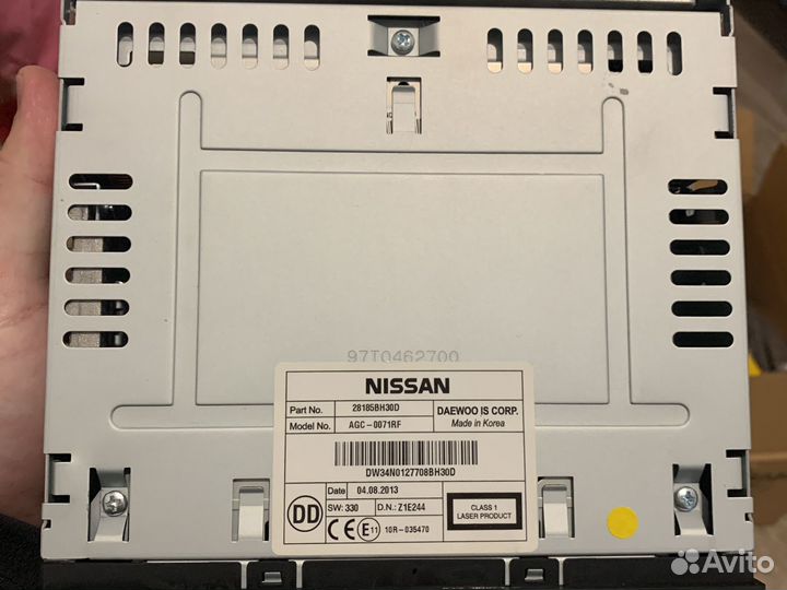 Магнитола nissan qashqai j10