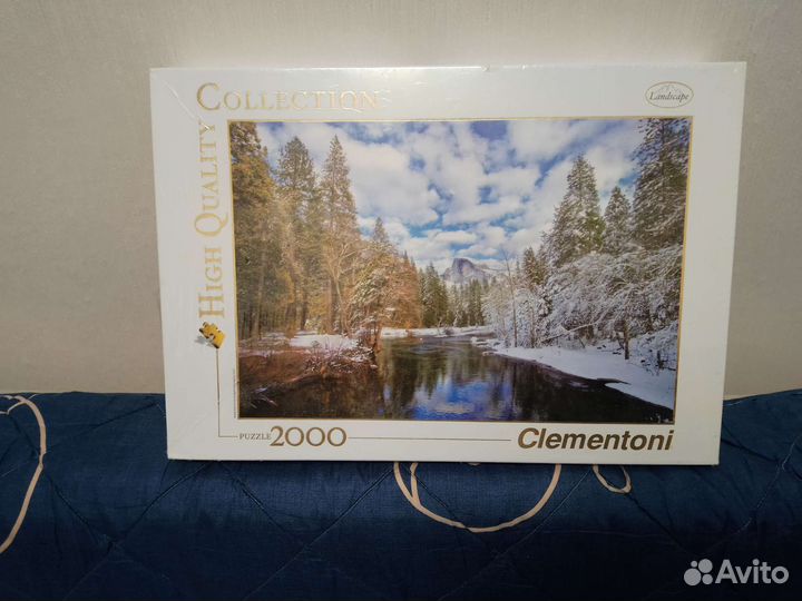 Пазлы 2000 деталей clementoni новые