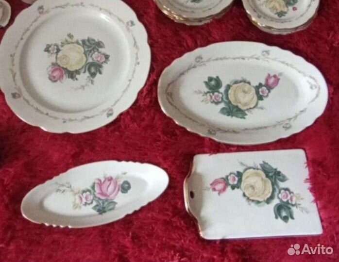 Столовый сервиз дулево 4 предмета