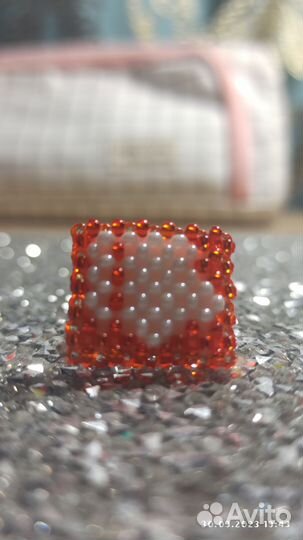 Кольцо из бисера 