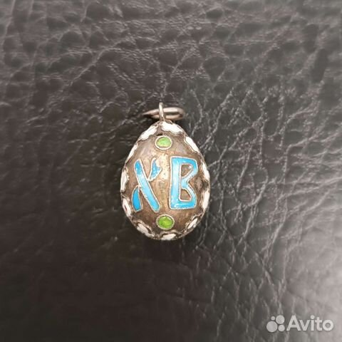 Подвеска пасхальное яйцо 84 проба