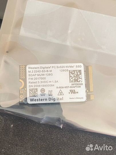 M.2 2242 128 гб
