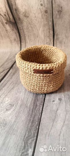 Корзинка из джута
