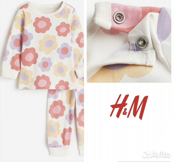 Пижама для девочки HM, 98 р