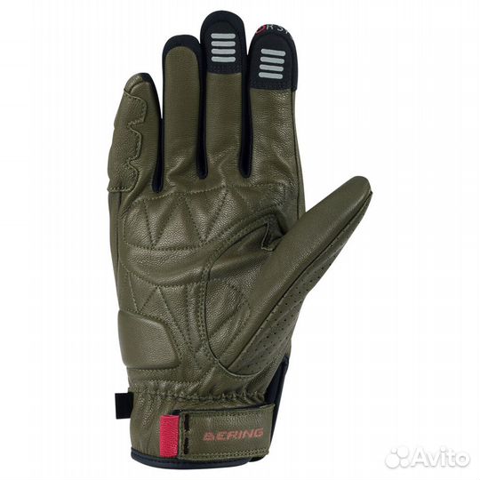 Motorradhandschuhe Bering Score Khaki grün