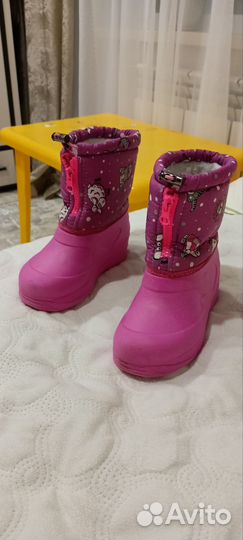 Сноубутсы на девочку