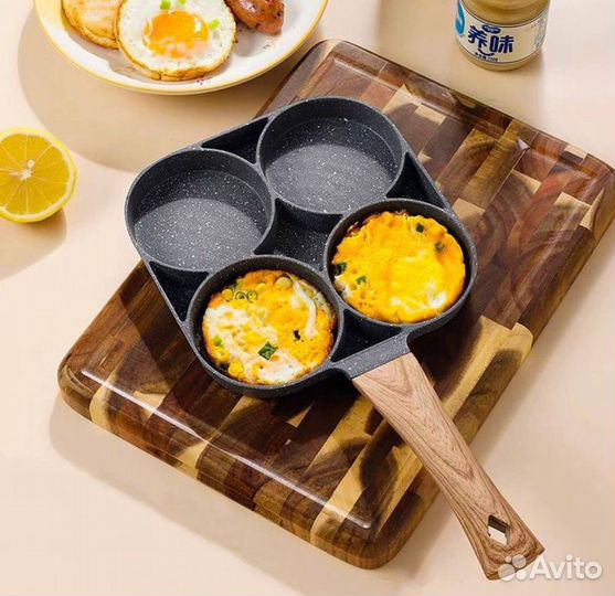 Сковорода секционная с антипригарным покрытием