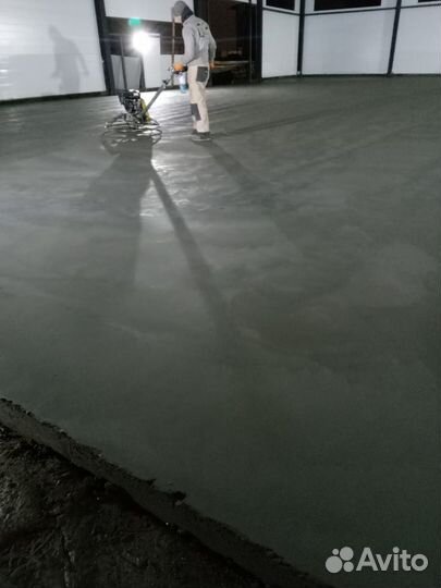 Заливка полов с топпингом