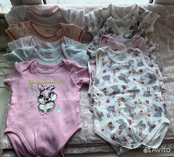 Вещи пакетом на девочку 60-68