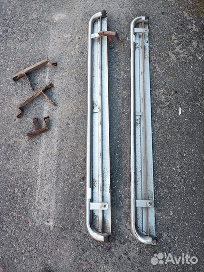 Отдам защиту порогов с креплением