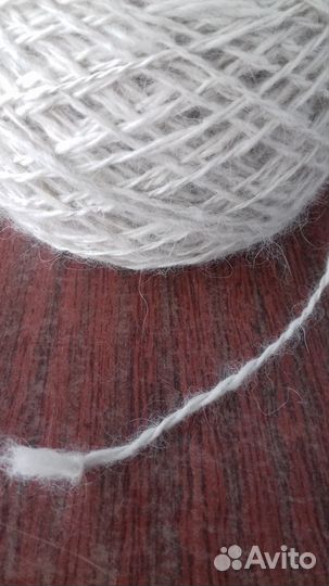 Пряжа из собачьего пуха. Спряду собачий пух