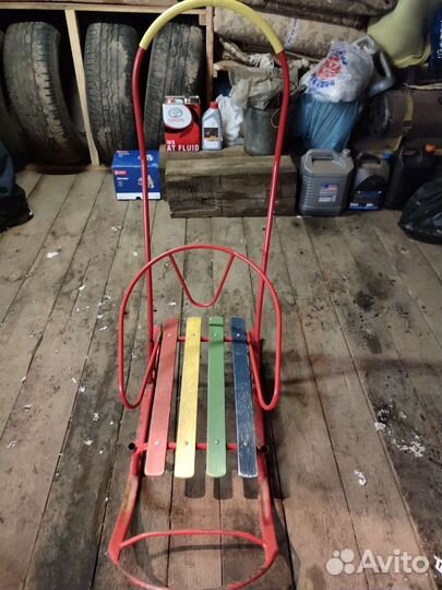 Детские зимние санки