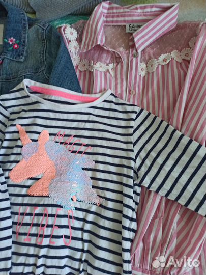 Вещи пакетом на девочку 122-128