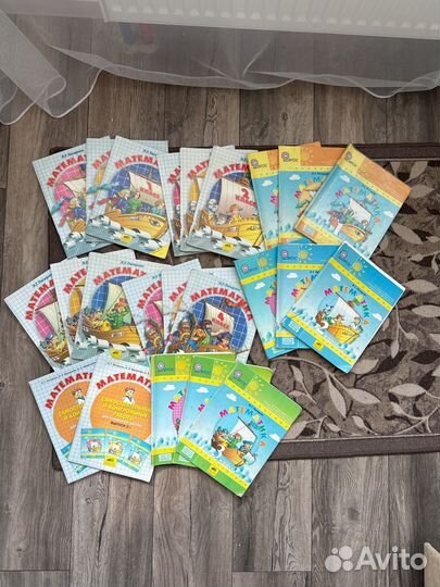 Учебники Петерсон математика 1,2,3,4 класс