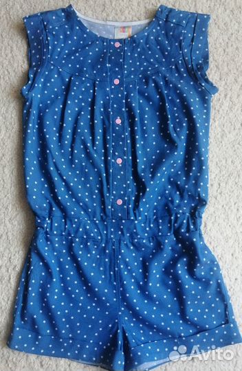 Комбинезон J-kids, джинс легкий, на рост 98-116см