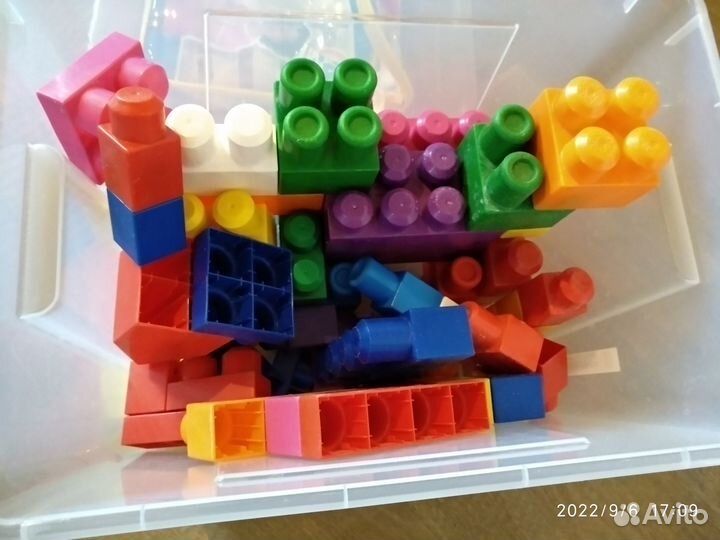 Конструктор mega bloks 52 дет +конст дорога ж