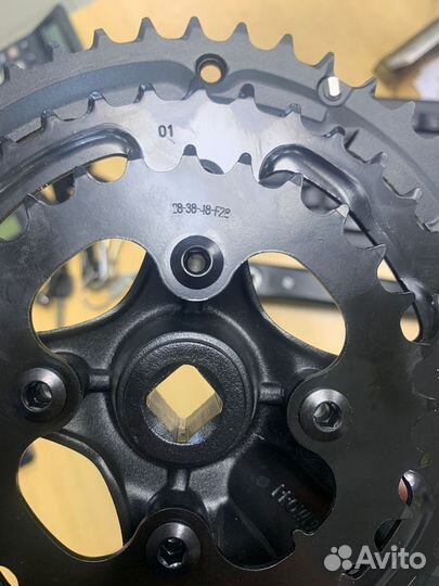 Шатуны Prowheel Swift-251, 3x8 скоростей, 28-38-4