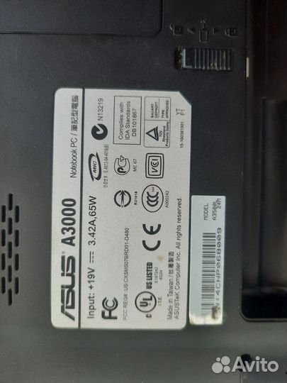Ноутбук Asus A3000