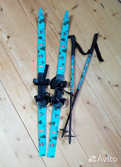 Лыжи детские 90 см