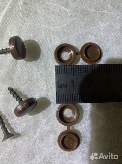 Заглушка для шурупов, винтов мебельная