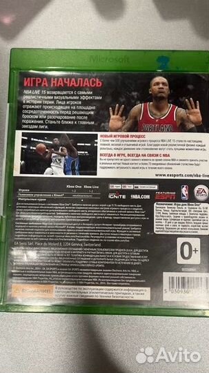 Игра NBA live15 на xbox one