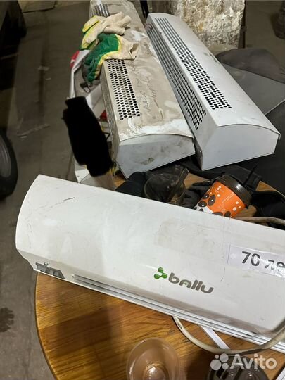 Тепловые завесы пушки и радиаторы на запчасти