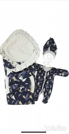 Конверт на выписку для мальчика летний