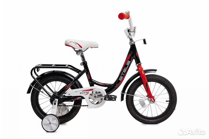 Детский велосипед Stels Flyte 14д. черный-красный